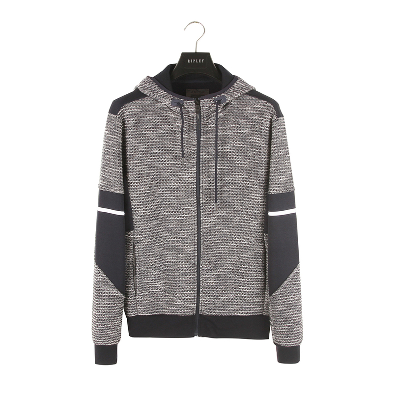 Men's Bonded Zip-up Fleece Hoodie in Stock