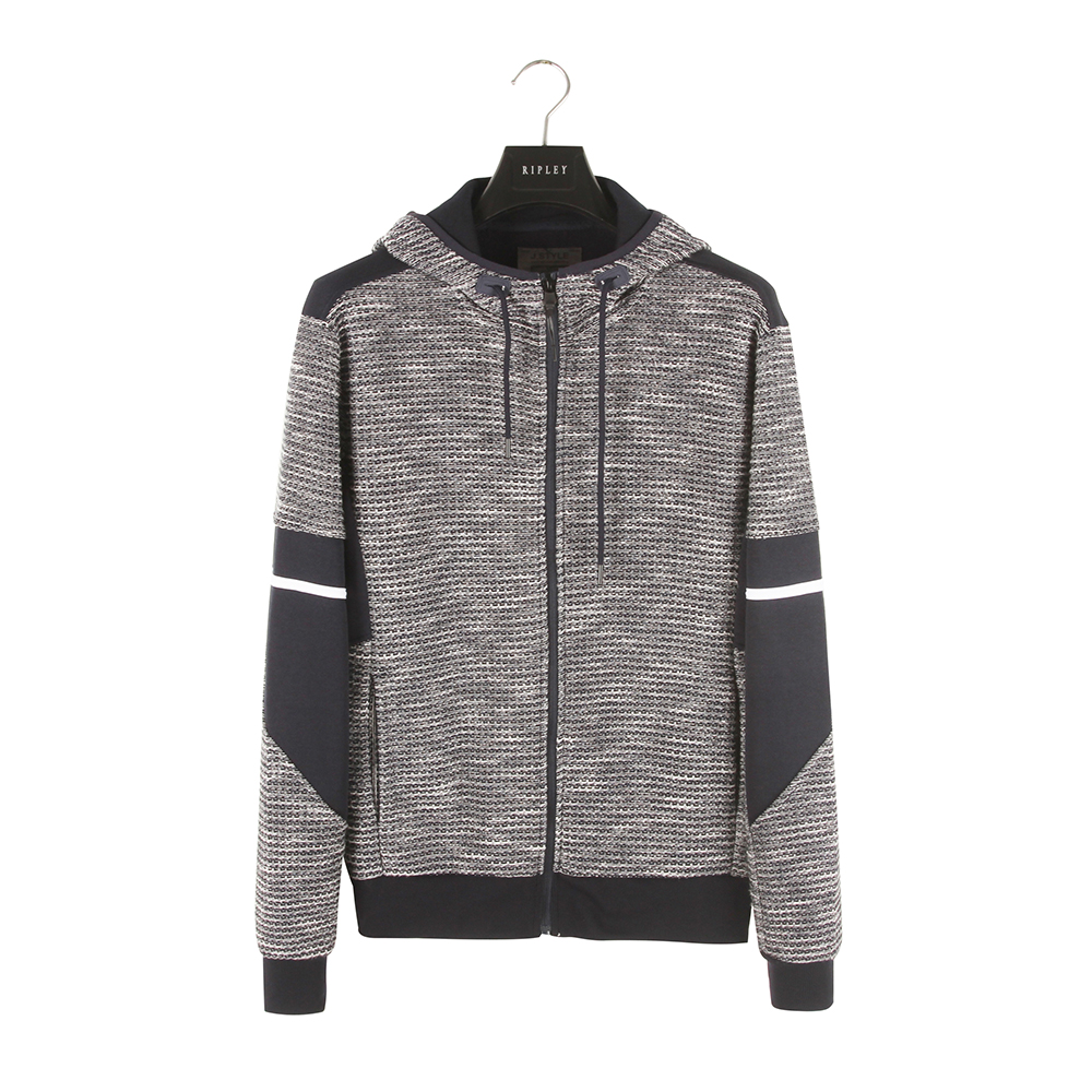 Men's Bonded Zip-up Fleece Hoodie in Stock