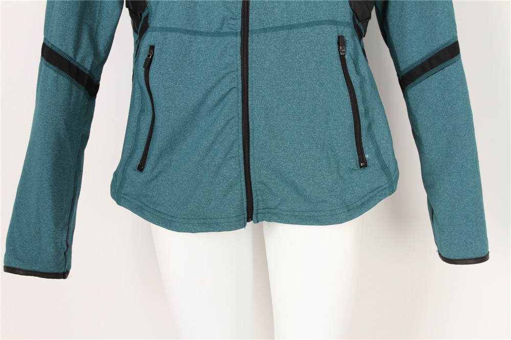 Ladies Elastic Knit Casual Jacket in Stock