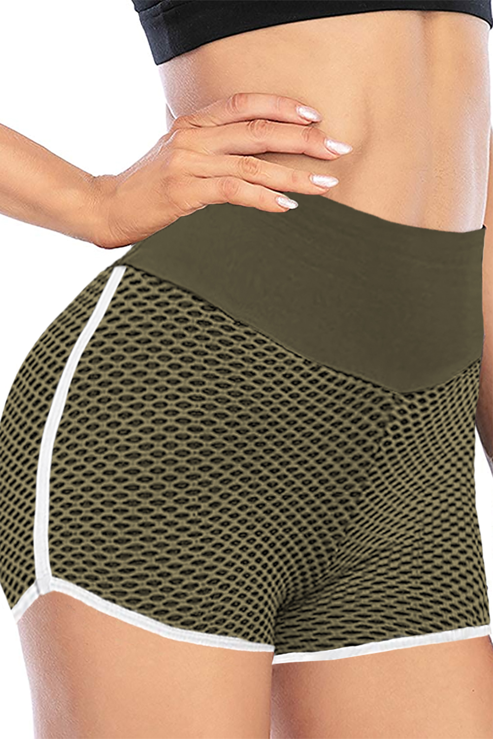 Ladies sports knit shorts (5)