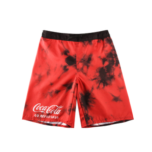 Stockpapa Cocacola Brand Overruns Men's Summer Nice Print Basketball Gym High Waistband Board Shorts