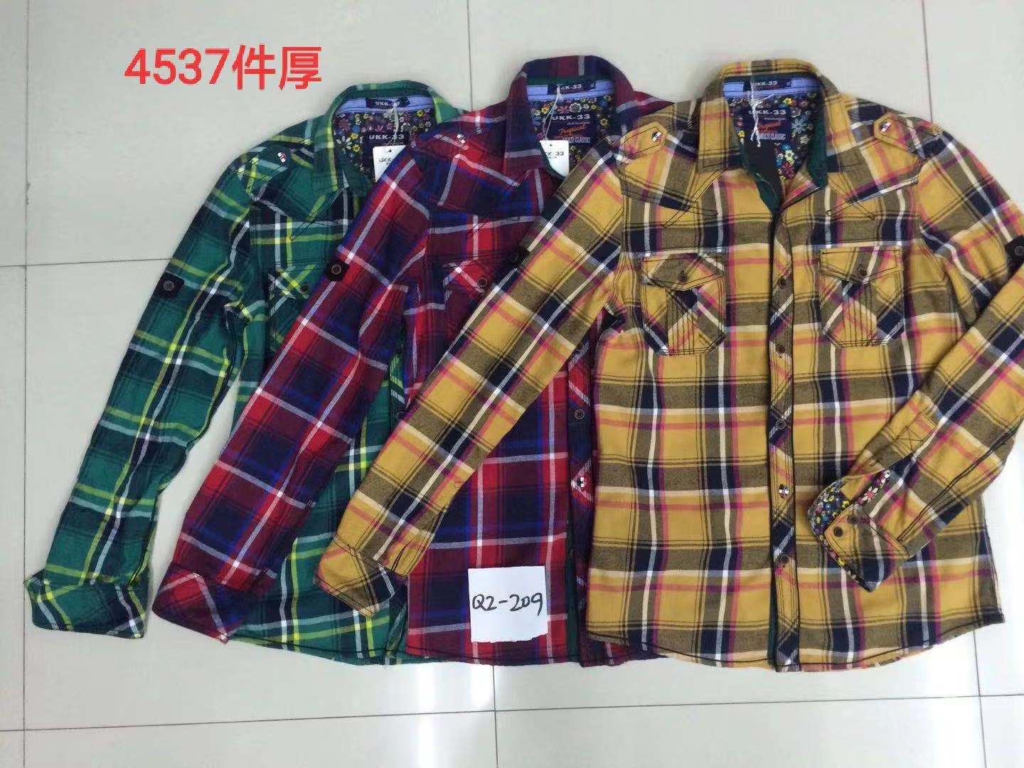 Men's High Quality Casual Plaid Shirts in Stock