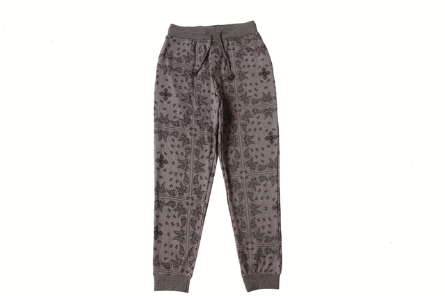 Men's Print Fleece Terry Joggers in Stock