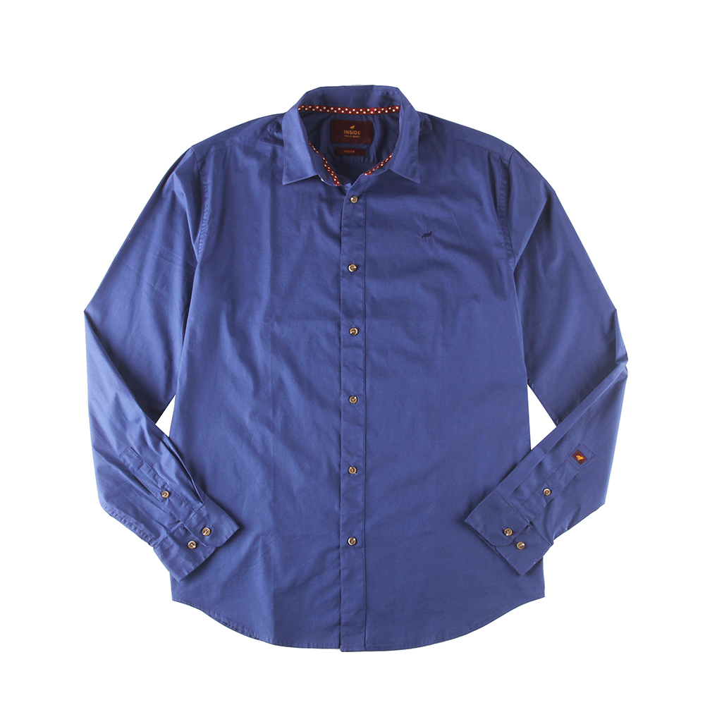 INSIDE ,High Fashion Cotton Spandex Men's Casual Shirts in Stock 