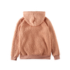 Girls Sherpa Coral Fleece Zip-up Hoodies