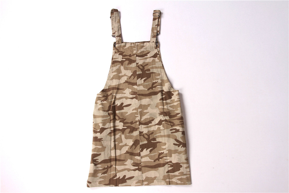 Hot Kiss Laides Overall Camo Dress