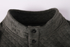 Men' Button Pullovers FLece Sweatershirt