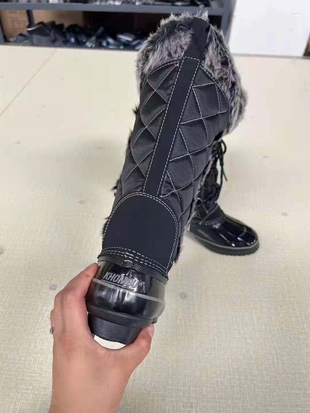 Ladies Lace Up Mid-calf Boots