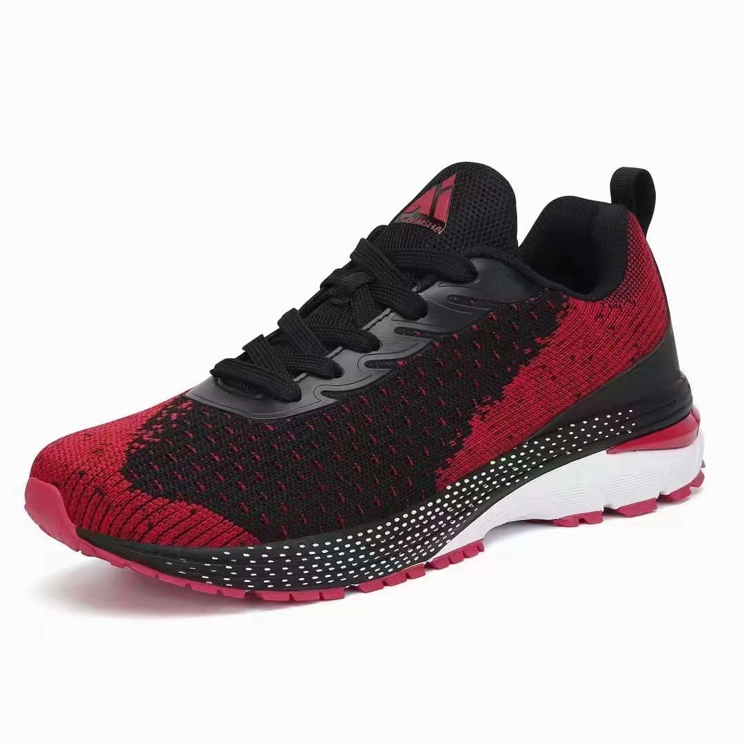 Stockpapa Liquidation Stock Men's Breathable Running Sports Fitness Walking Style Casual Fly Knit Shoes