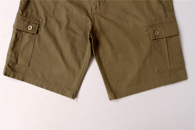 Stock Men's belted Cargo Shorts 