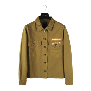 F21, Ladies Cotton chino Jacket, SP15957-PP