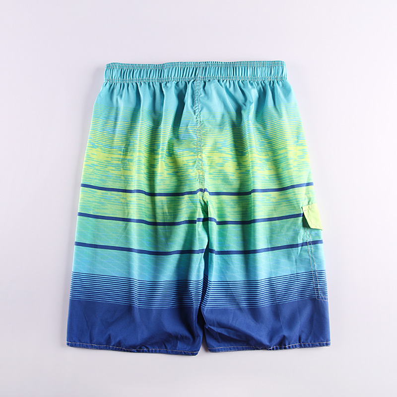 Men\'s High Quality Striped Print Board Shorts