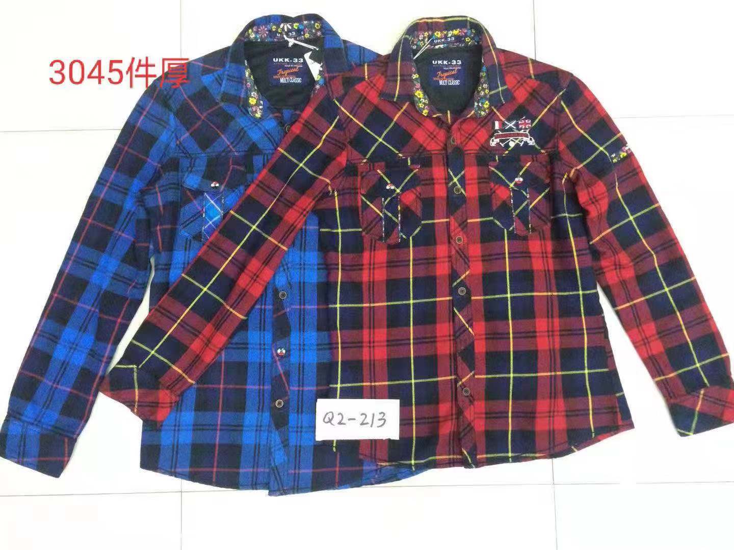 Men's High Quality Casual Plaid Shirts in Stock