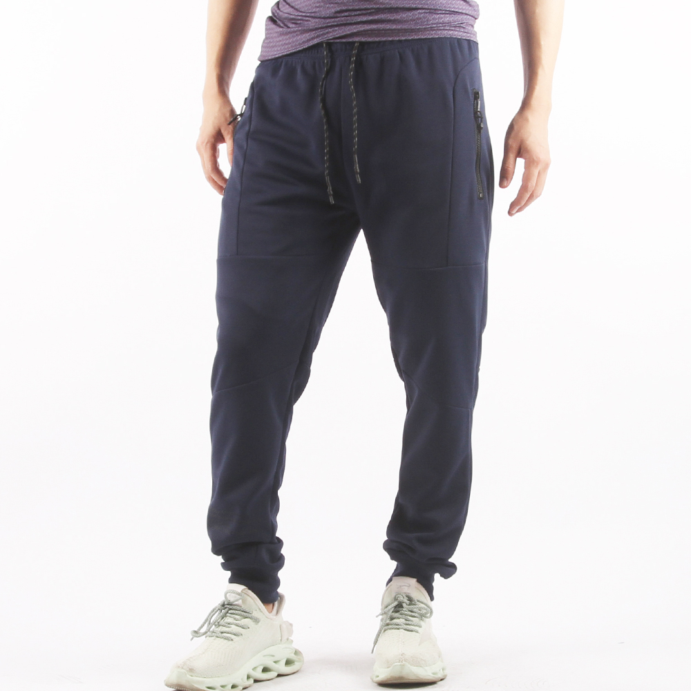 Men\'s 4 Color Casual Joggers French Terry Sweat Pants