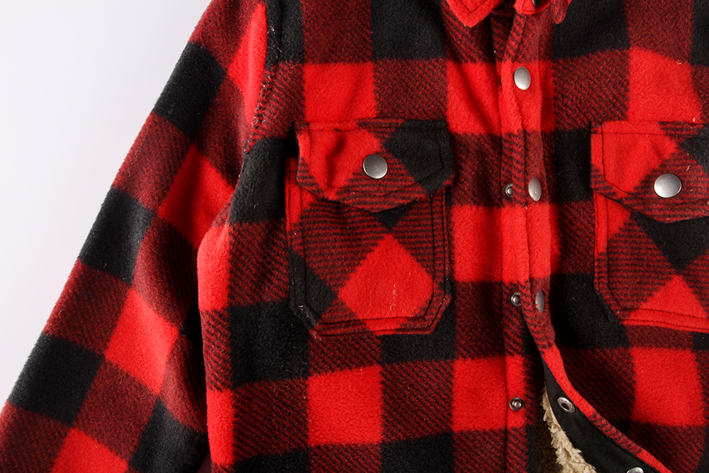 Boy's Sherpa Plaid Shirts