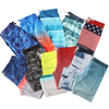Men\'s 4 Way Spandex Print Board Shorts Garment Stock 