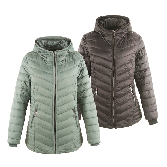 Women's Padded Hoodie Coats