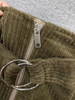 Front Slit Belted Midi Skirt