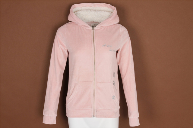 Ladies Velour Jacket in Stock