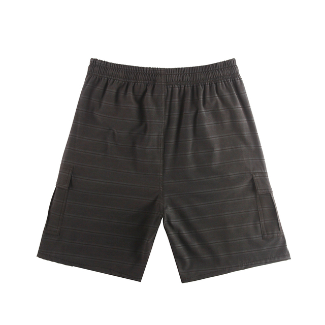 Men's Striped Pocket Active Quit Dry Shorts