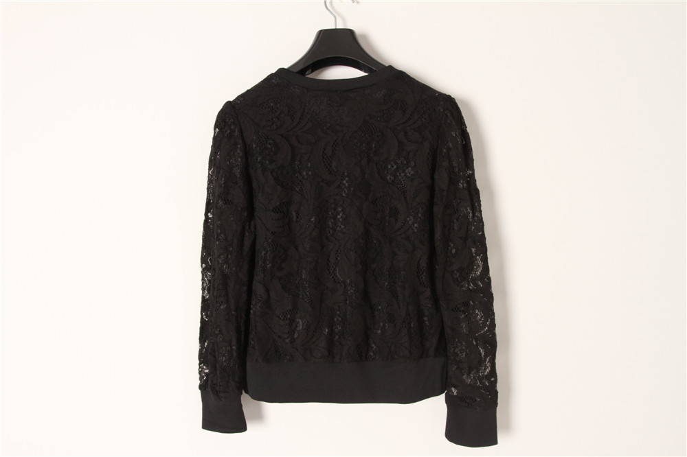 Readymade Ladies Pullover Long Sleeve Lace Top 