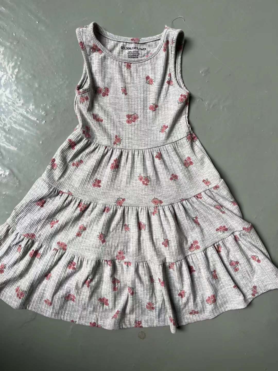 Factory Wholesale Price Stocklots 2022 Girls Nice Knit Dress 