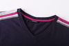 Men's V Neck Cotton Spandex Tee