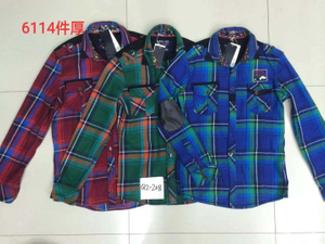Men's High Quality Casual Plaid Shirts in Stock