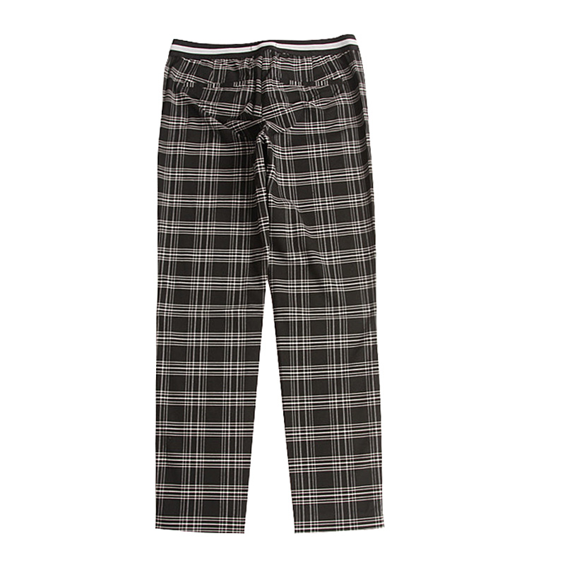 Stockpapa Ladies Plaid Casual Pants Over Made 