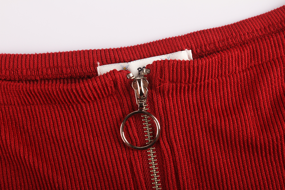 Ladies Zipper Knit Top