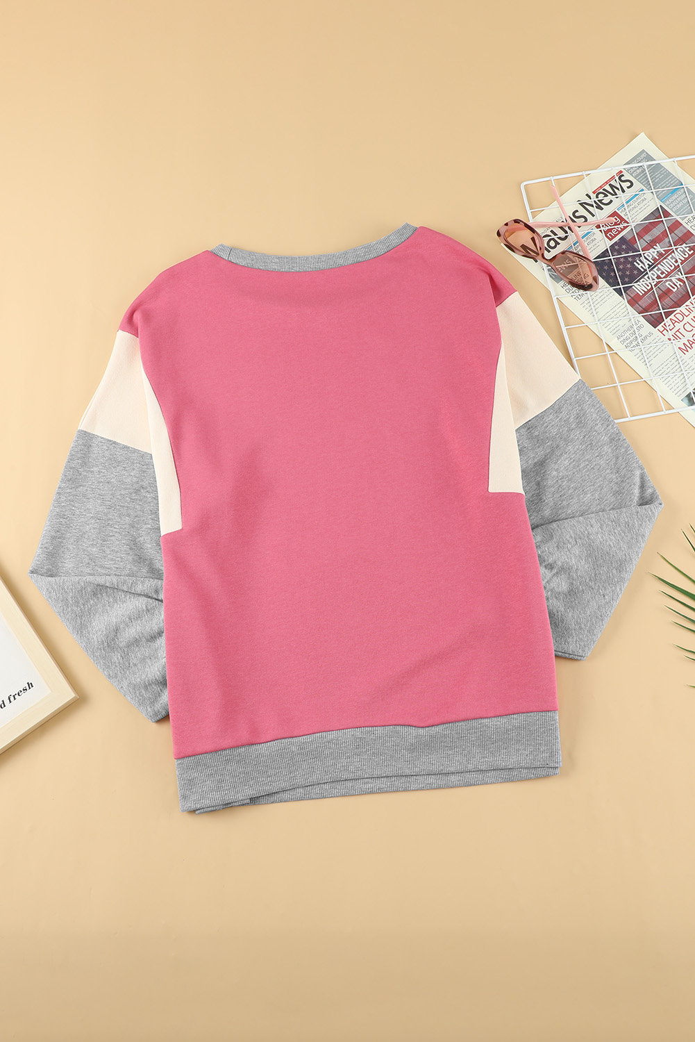 2 Color color blocked ladies pullovers (13)