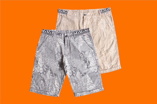 Men's Cotton Print Board Shorts