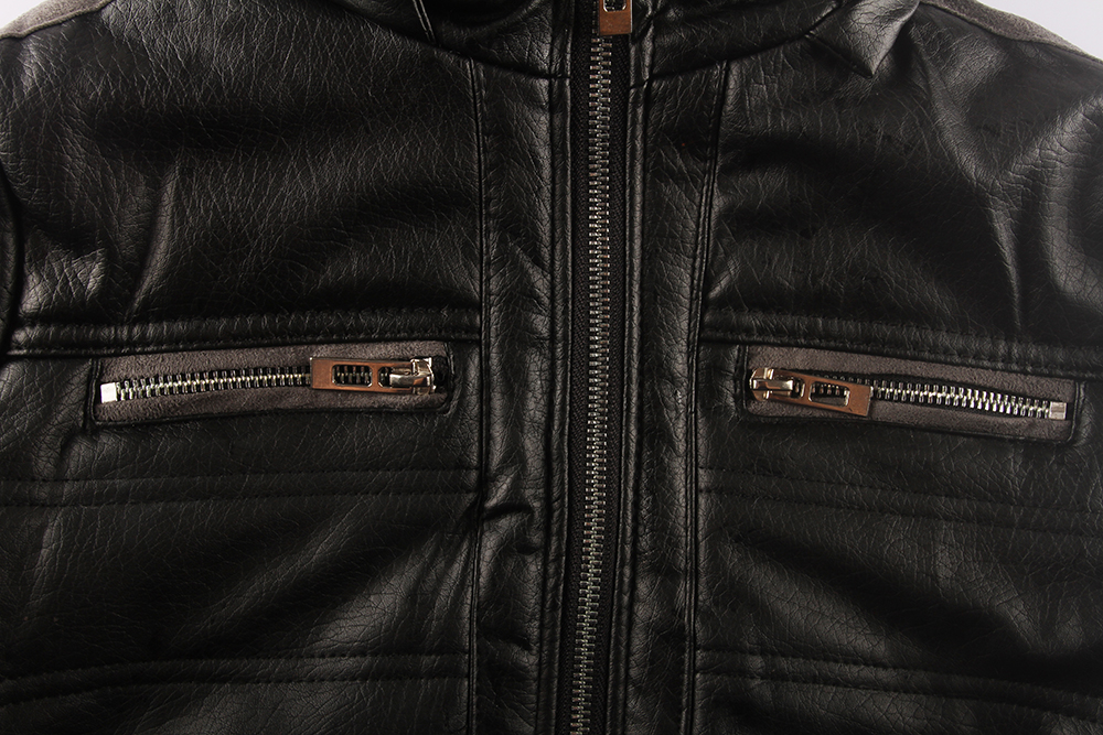 YOKI, Juinor Boy's Leather Pu Coats