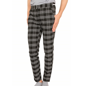 Stockpapa Ladies Plaid Casual Pants Over Made 