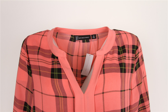 Ladies plaid sweatshirts in Stock