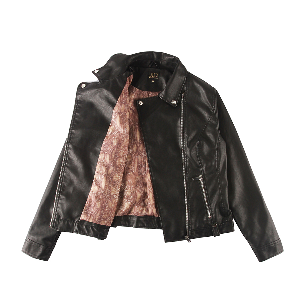 Ladies Very high quality washing pu jacket , SP16182-DC 