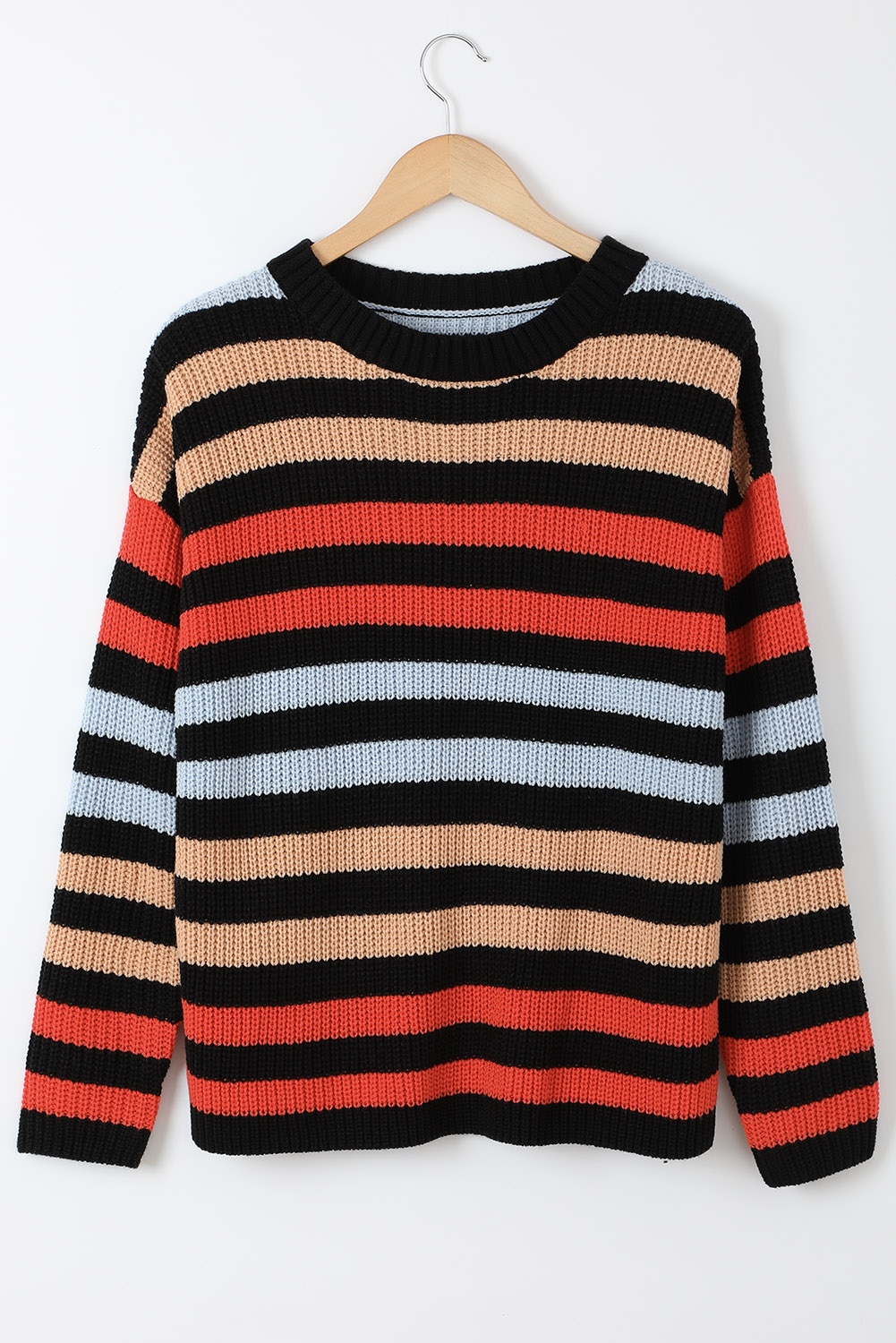 Ladies striped casual sweateres (9)
