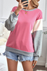 2 Color Color Blocked Ladies Pullovers 