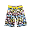 Stockpapa Kids allover print belted cargo shorts