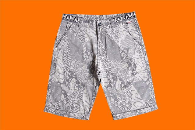 Men's Cotton Print Board Shorts