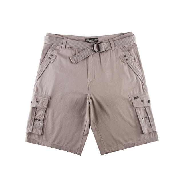 Stockpapa Wholesale Garmets Wash Men's Belted Cargo Shorts 