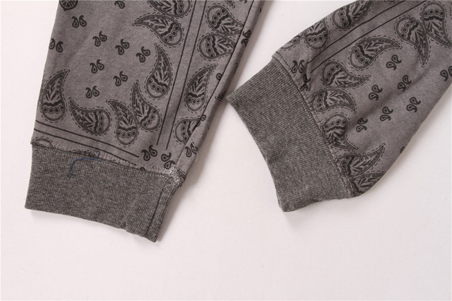 Men's Print Fleece Terry Joggers in Stock