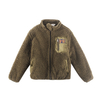 Kids Sherpa Jacket Darkgreen 