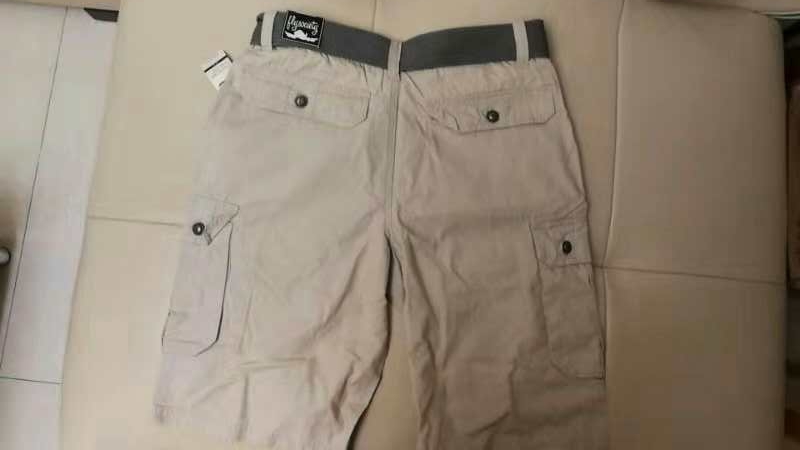 Men\'s Belted Cargo Shorts in Stock