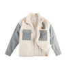 Stcokpapa Stock Garment Cheap Big Kids Sherpa Denim Coats