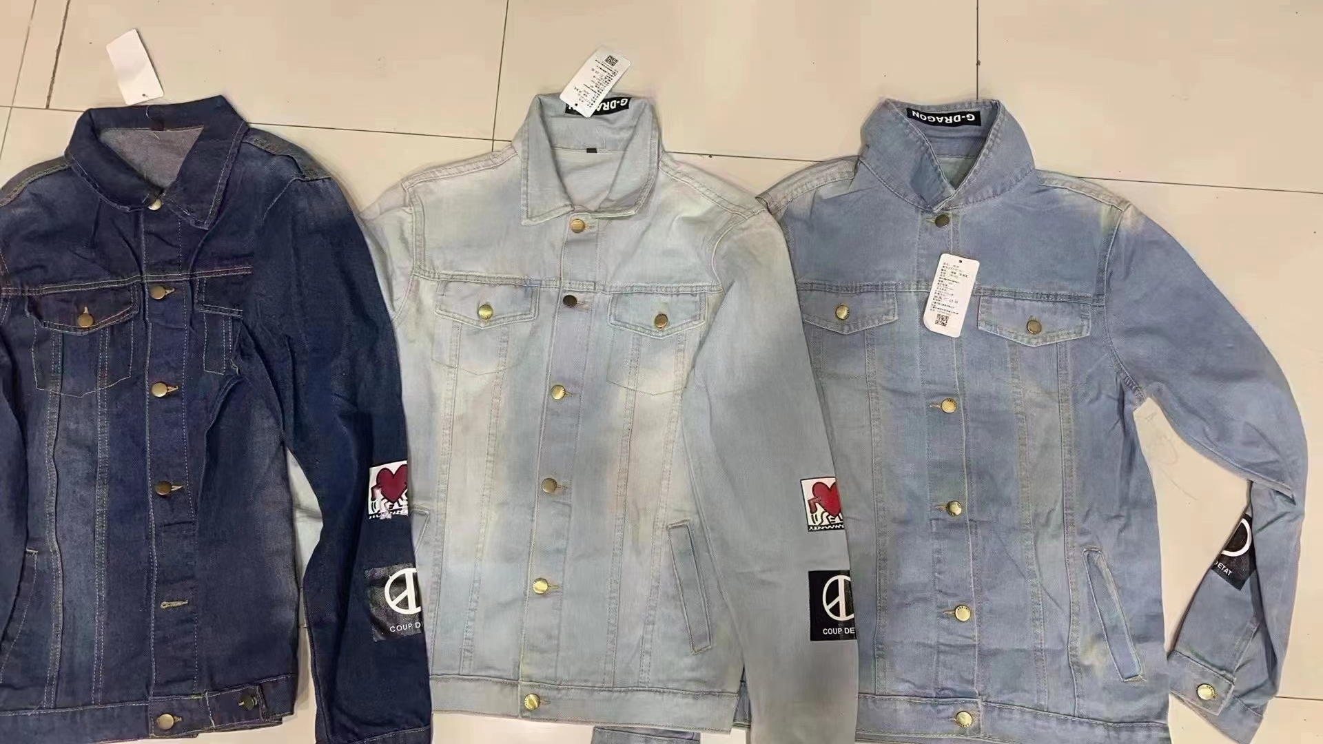 2 Styles Men's Denim Jacket