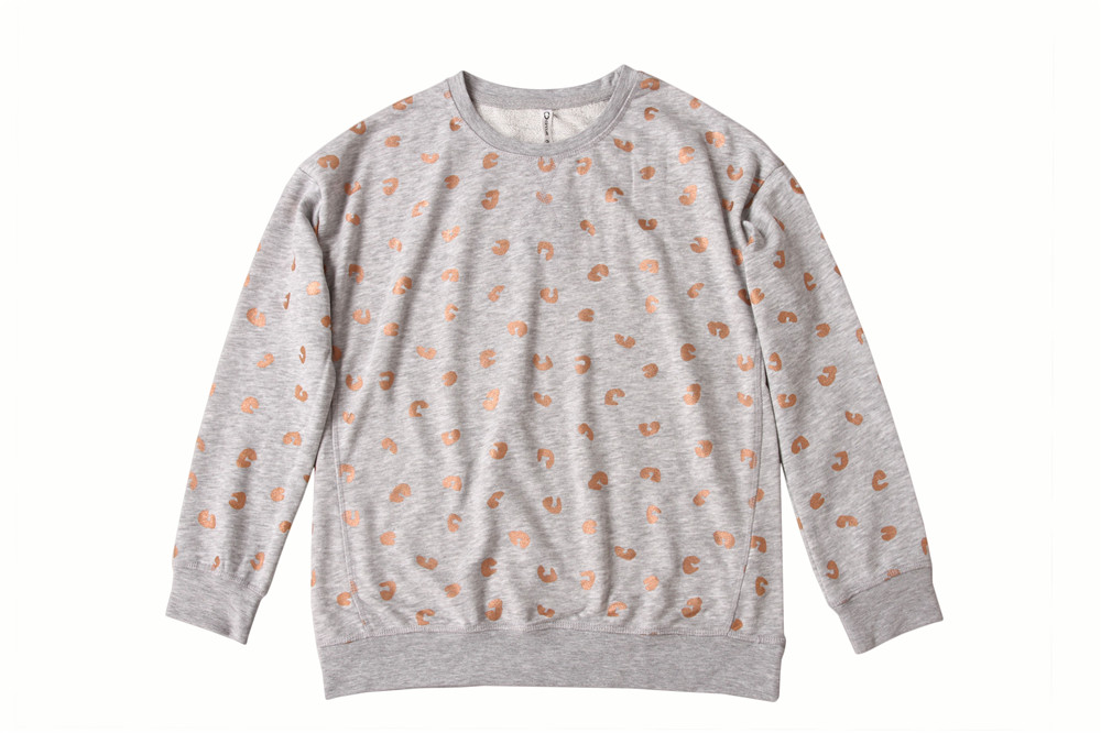 Ladies cool Print Terry Pullovers, SP8983-PP