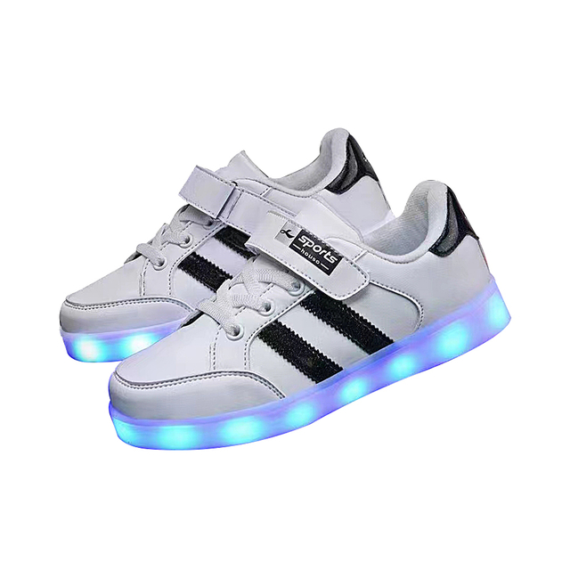 Kids Elastric Lamplight Shoes