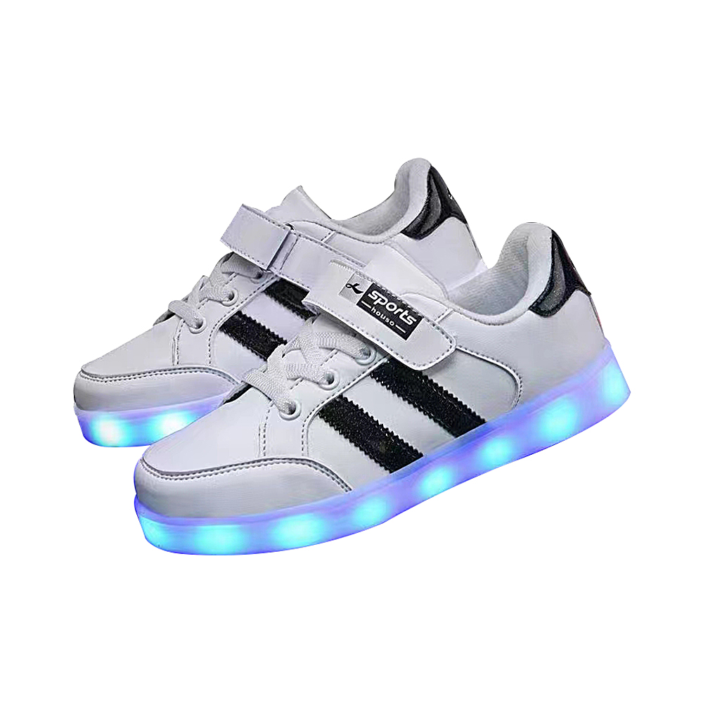 Kids Elastric Lamplight Shoes