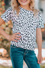 Girls Leopard Print Tees